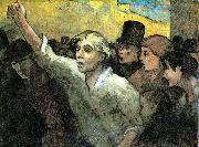 The Uprising Honore  Daumier